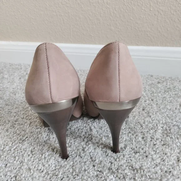 Steve Madden “Triggerr” Brown Suede Heels Size 6 - Picture 3 of 9